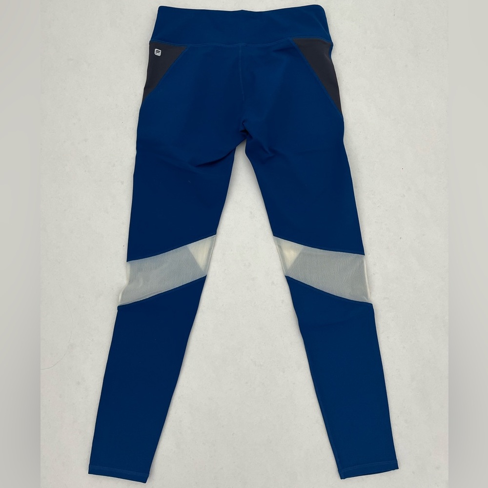 Fabletics: Blue Full-Length Exercise Leggings W/ … - image 4